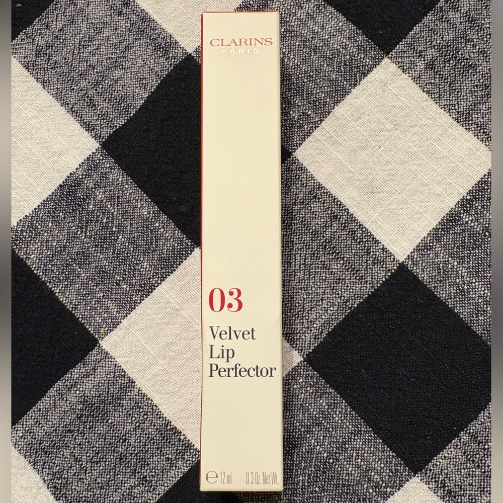 Clarins Velvet Lip Perfector in Velvet Red